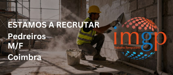 Pedreiros (M/F) &mdash; Coimbra